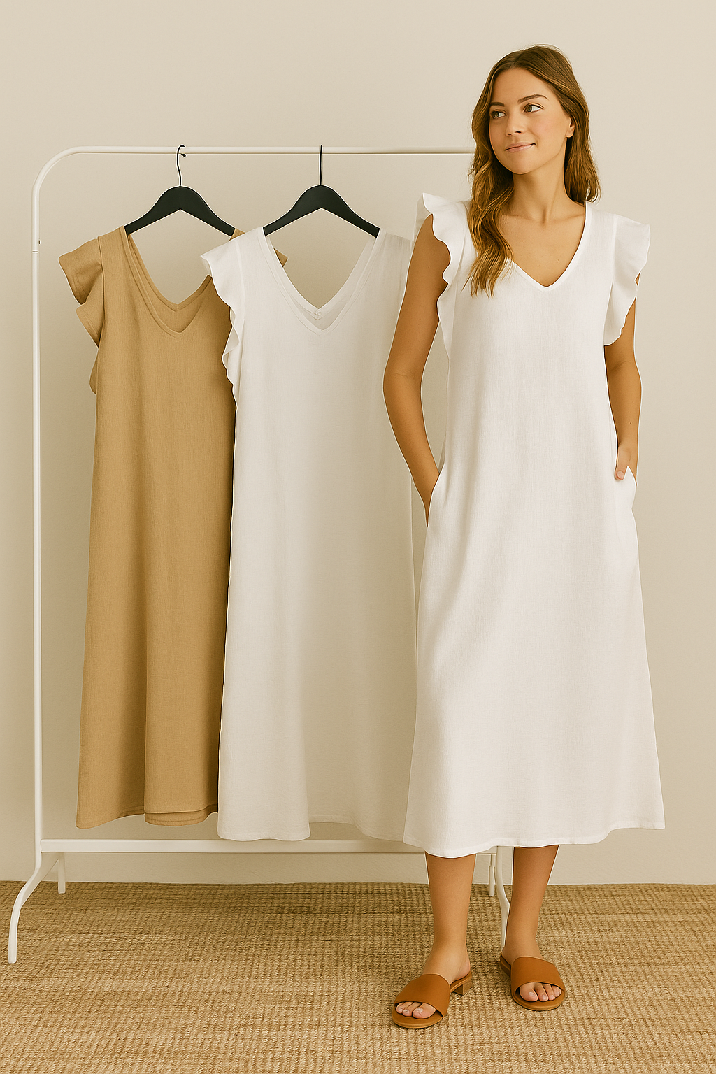 ROBE EN LIN