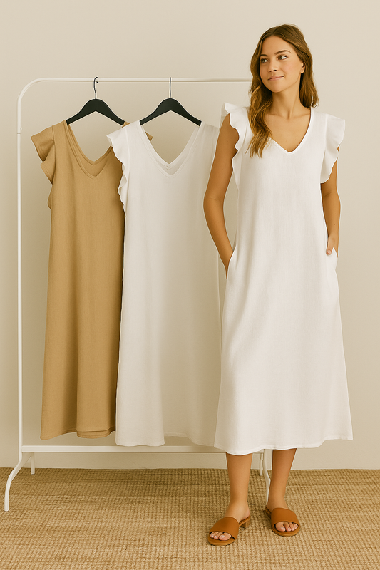 ROBE EN LIN