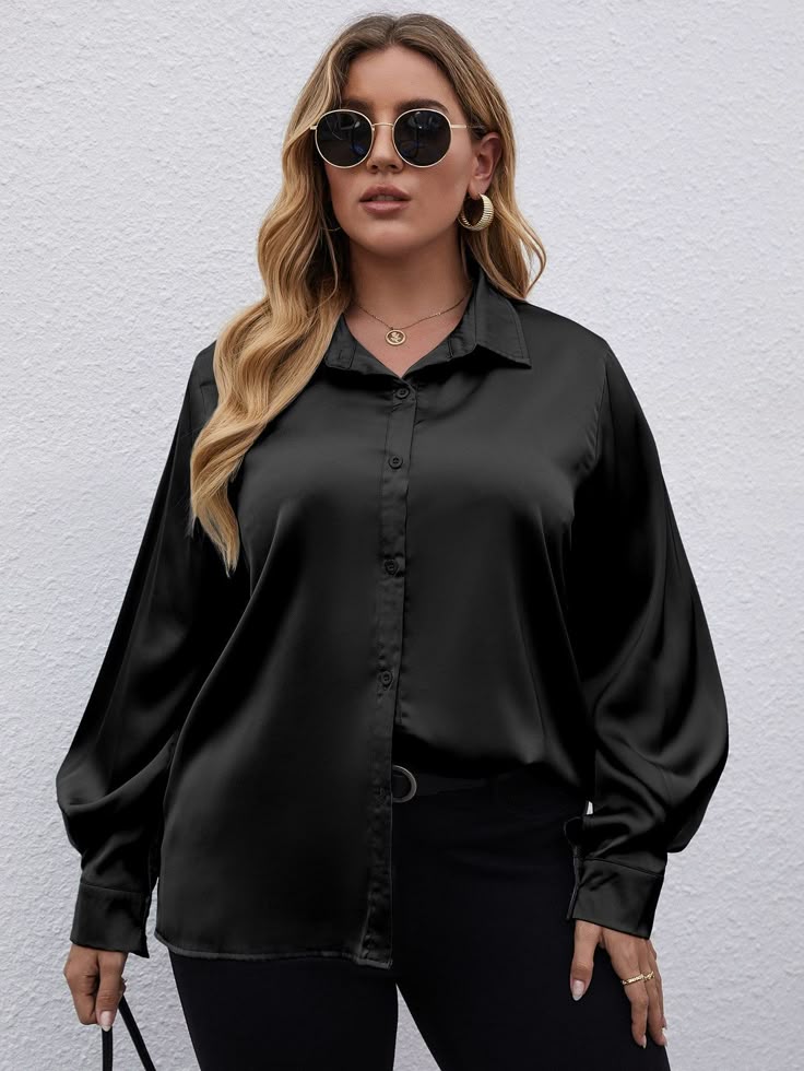 CHEMISE EN SATIN