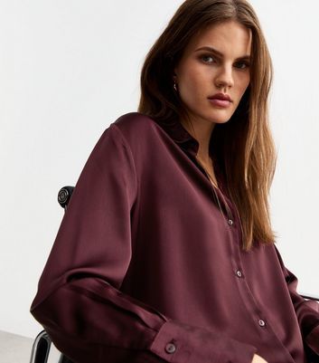 CHEMISE EN SATIN