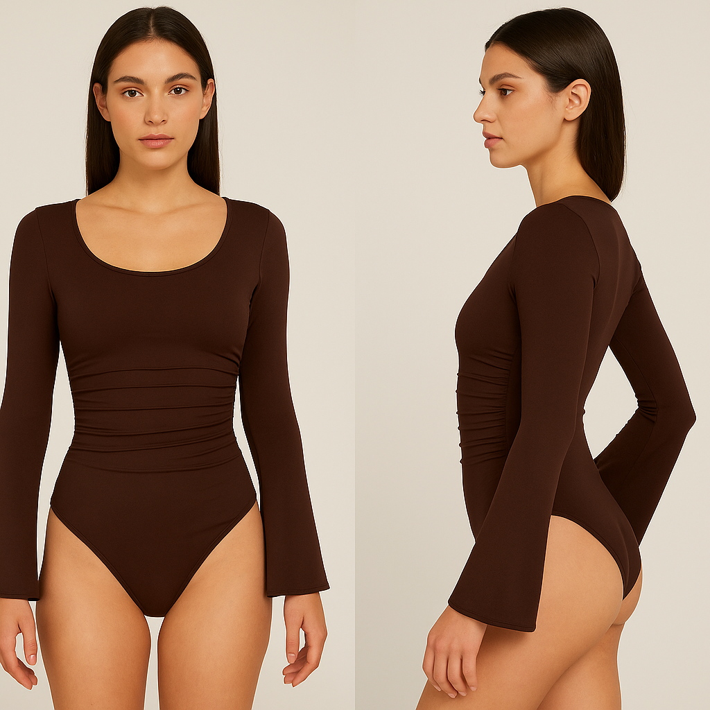 BODYSUIT MANCHE EVASEE