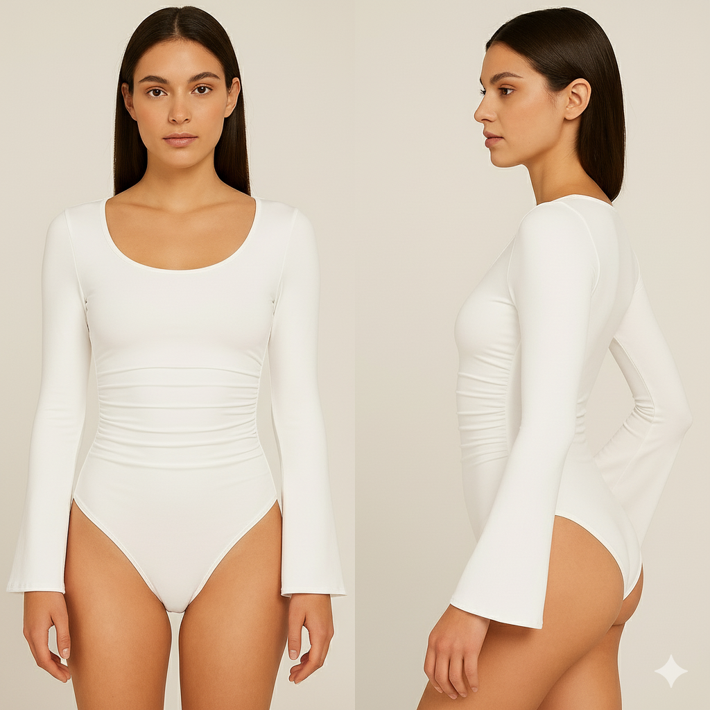 BODYSUIT MANCHE EVASEE