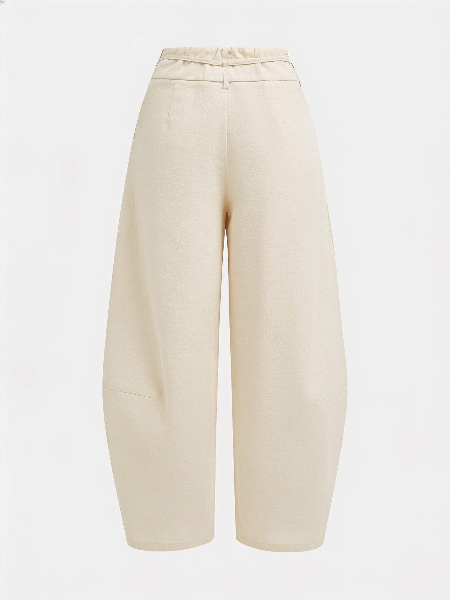Pantalon En Lin Coupe Ballon
