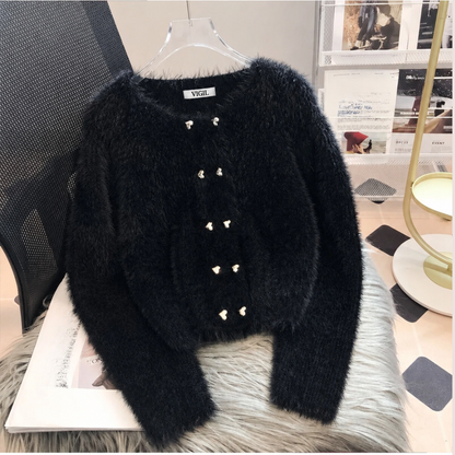 CARDIGAN EFFET FOURURE