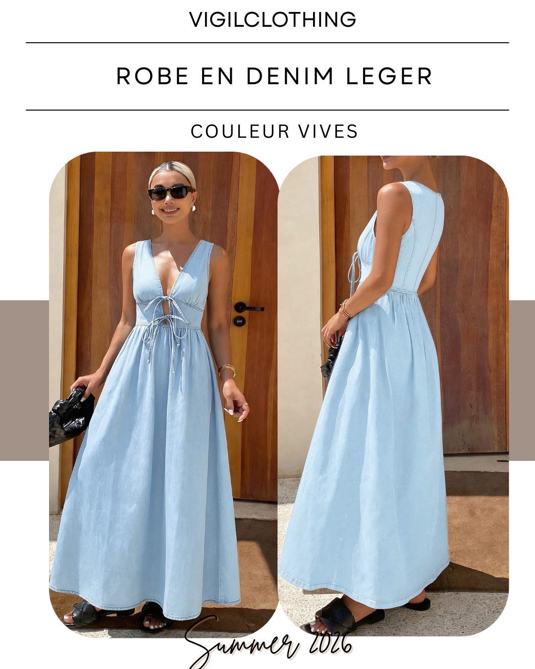 ROBE EN DENIM LEGER