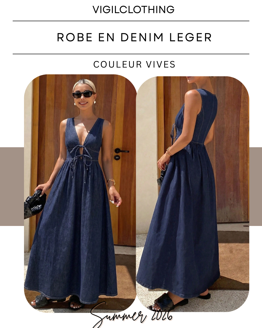 ROBE EN DENIM LEGER