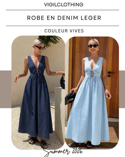 ROBE EN DENIM LEGER