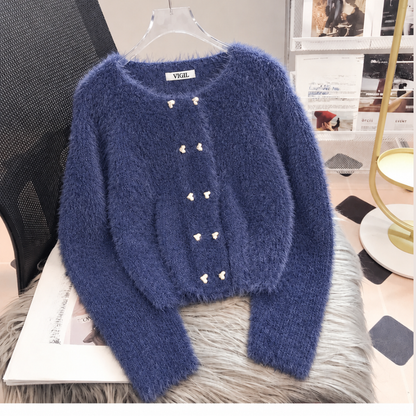 CARDIGAN EFFET FOURURE