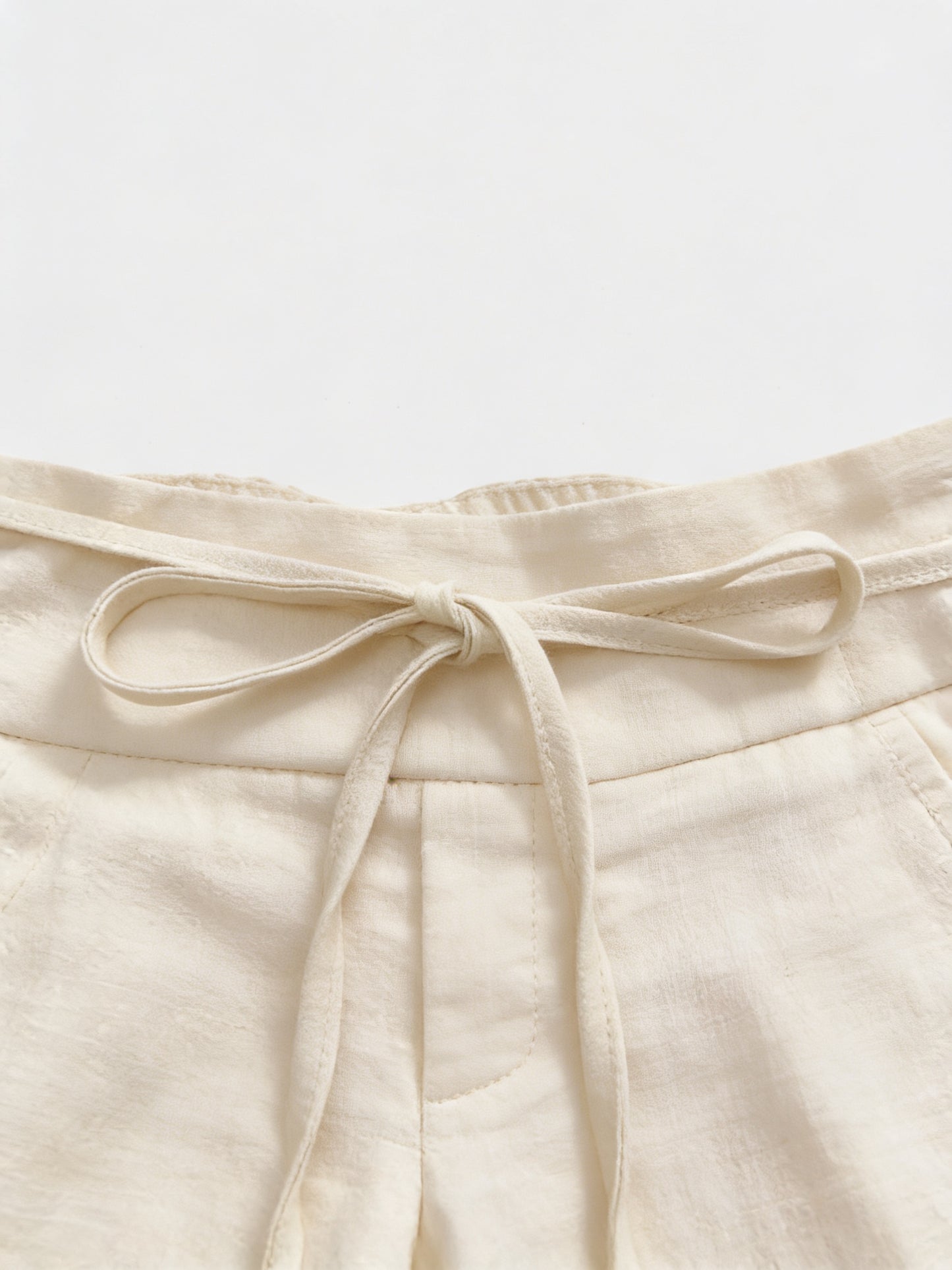 Pantalon En Lin Coupe Ballon