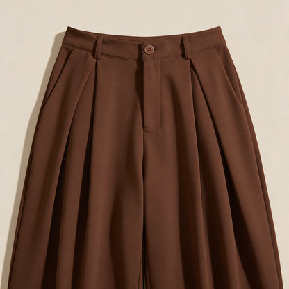 Pantalon Barrel Fit a Plis