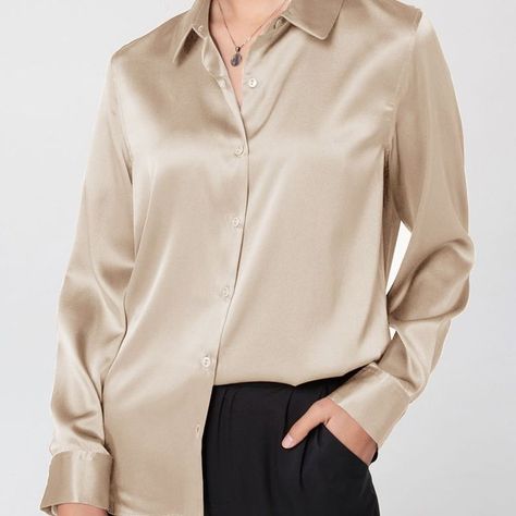 CHEMISE EN SATIN