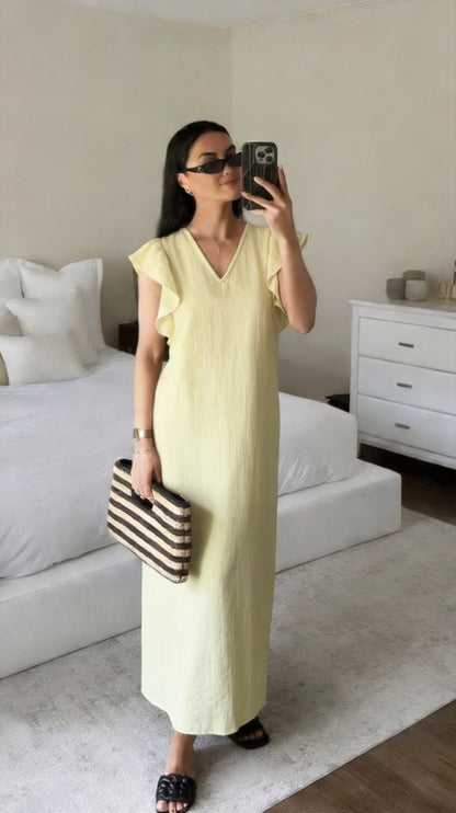 ROBE EN LIN