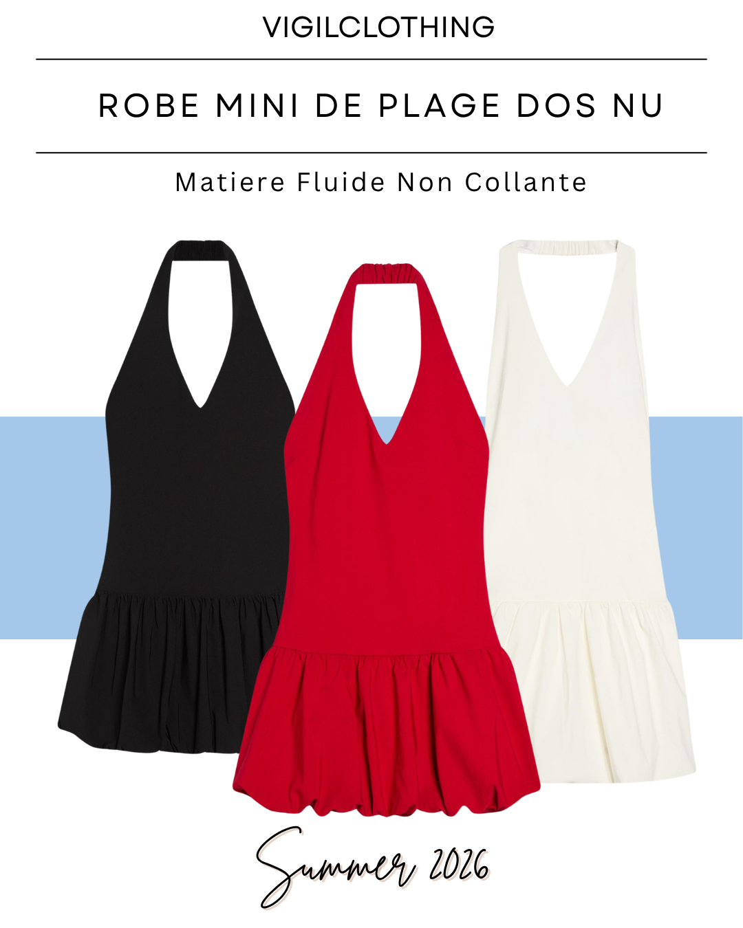 ROBE MINI DE PLAGE