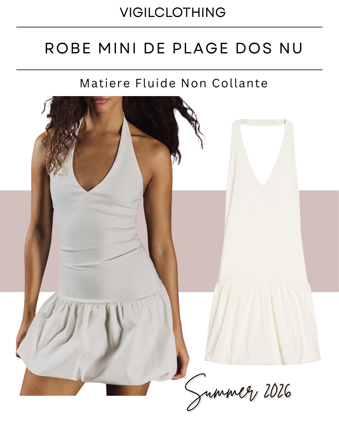 ROBE MINI DE PLAGE