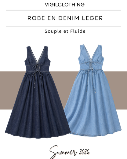 ROBE EN DENIM LEGER