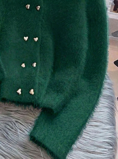 CARDIGAN EFFET FOURURE