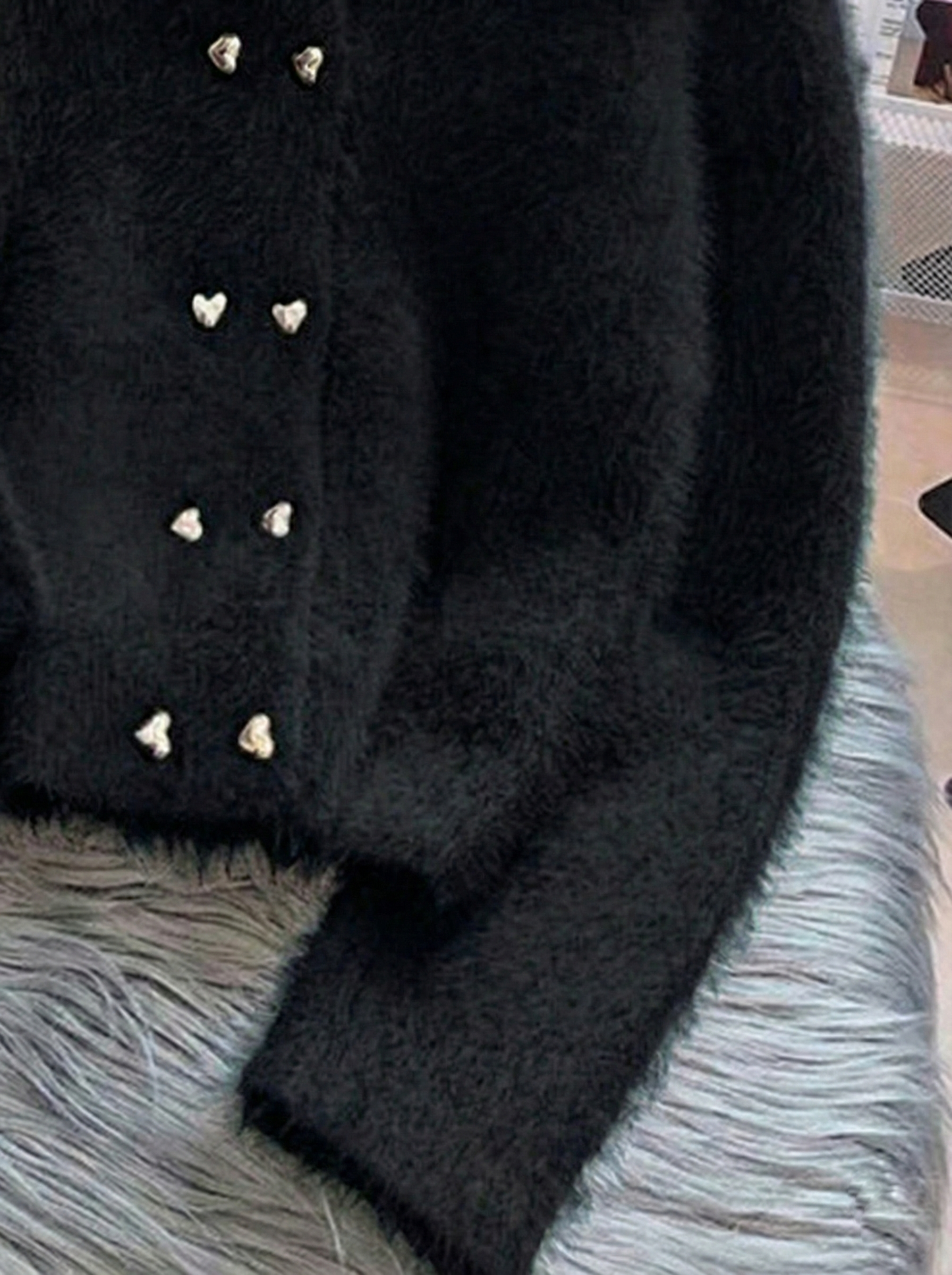 CARDIGAN EFFET FOURURE