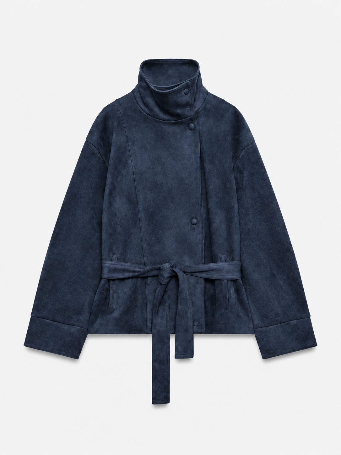 Veste Suédine Ceinturée
