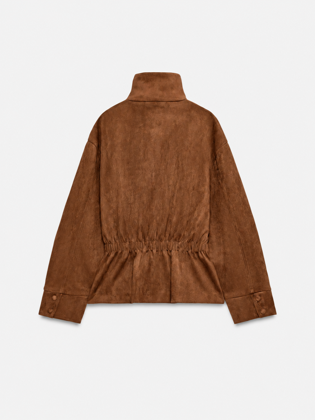 Veste Suédine Ceinturée