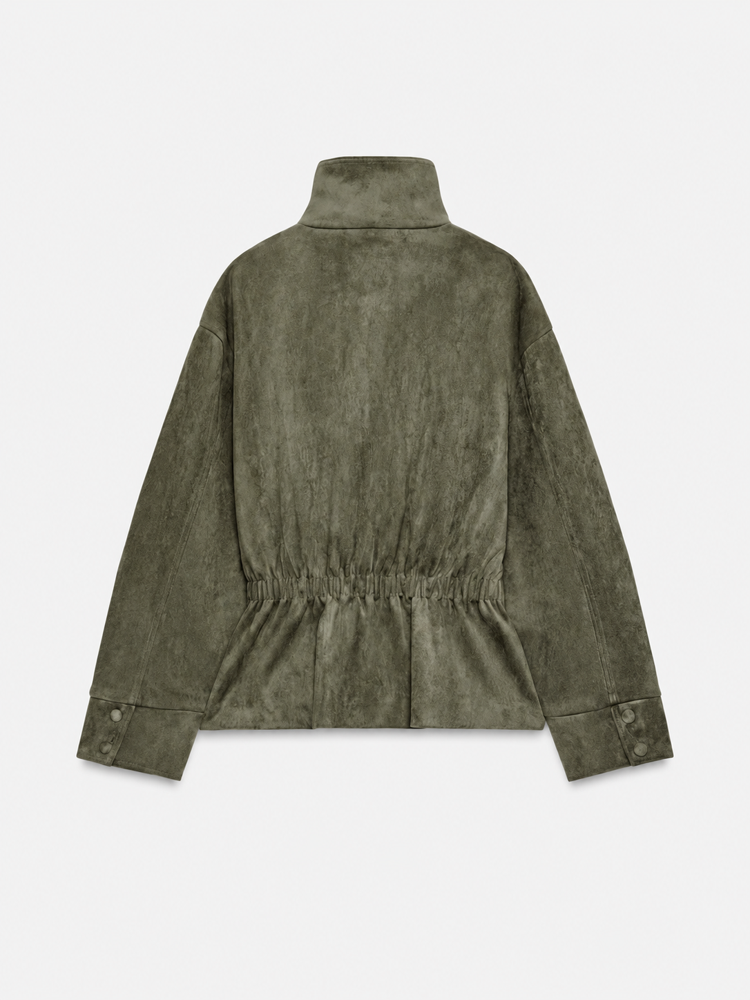 Veste Suédine Ceinturée
