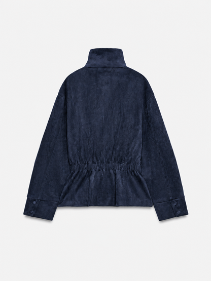 Veste Suédine Ceinturée