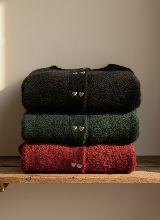 CARDIGAN EFFET FOURURE