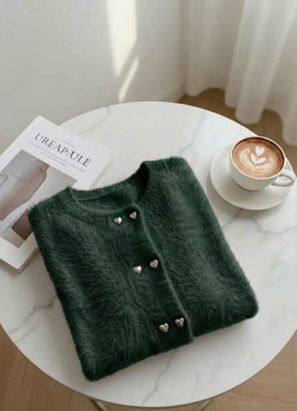 CARDIGAN EFFET FOURURE