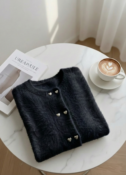 CARDIGAN EFFET FOURURE